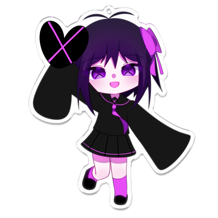 アクリルキーホルダー - 100 x 100 (mm)