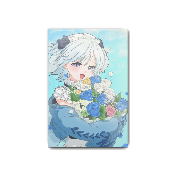 二周年イラスト　缶バッジ (長方形)Ver. - 54x80 (mm)