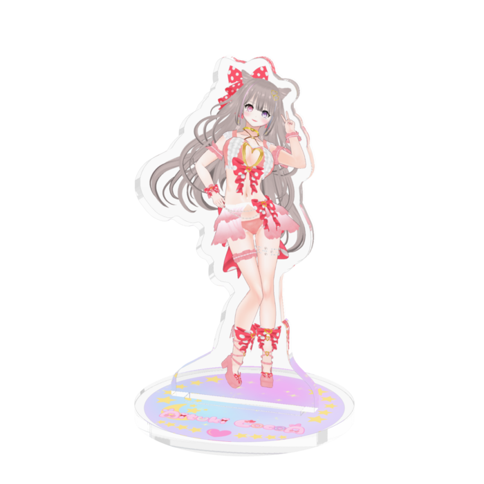 Pink ver.アクリルスタンド(Pink ver. Acrylic Display Stand.)- 70x70mm