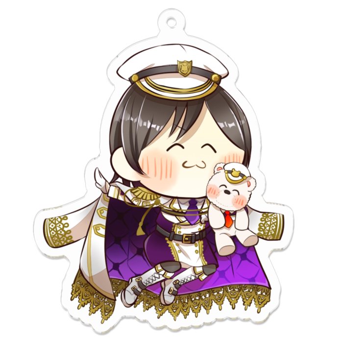 アクリルキーホルダー（コーティング） - 70 x 70 (mm)