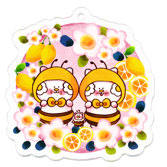 アクリルキーホルダー - 50 x 50 (mm)