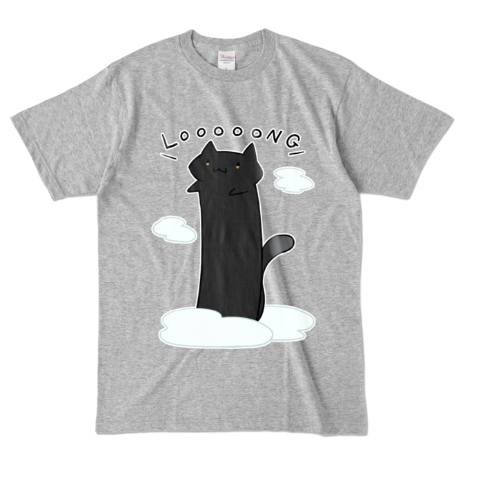 カラーTシャツ - L - 杢グレー (濃色)