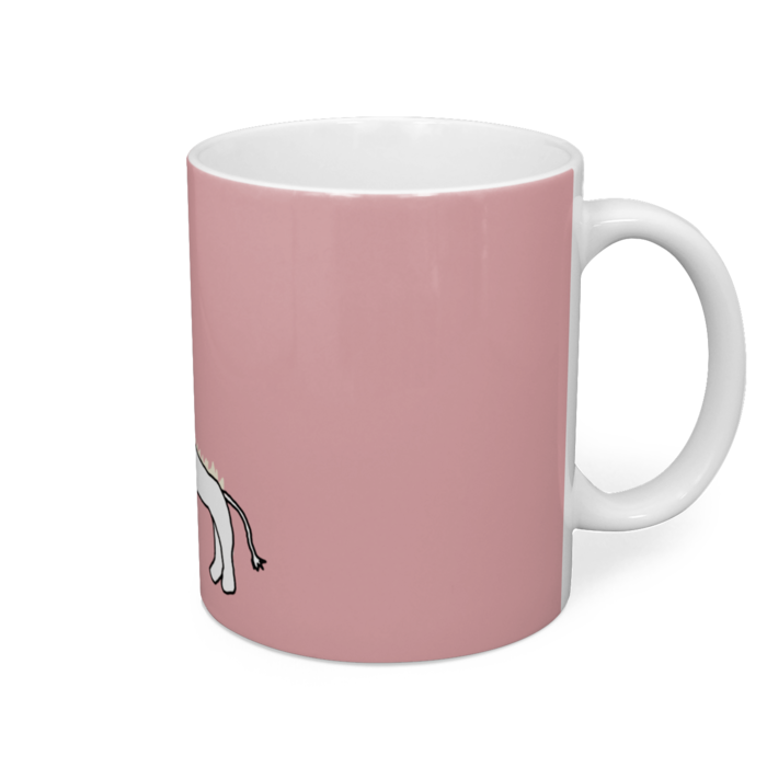 マグカップ（ピンク） - 直径 8 cm / 高さ 9.5 cm