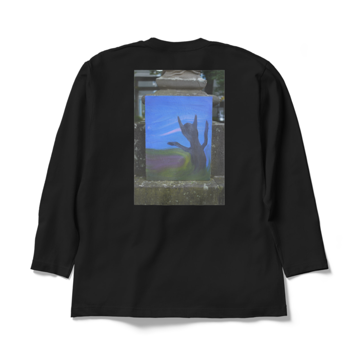 ロングスリーブTシャツ - XL - ブラック