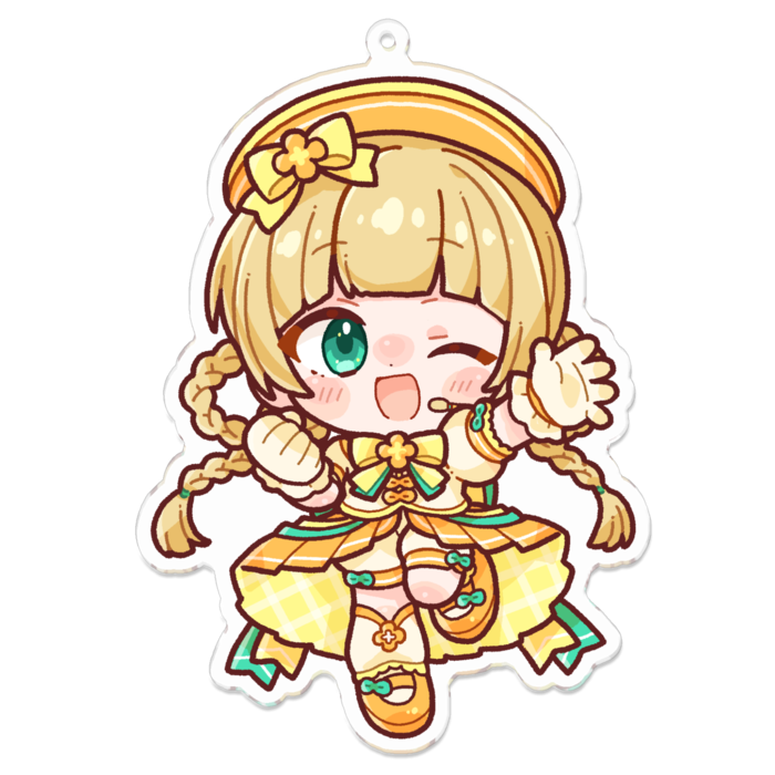 アクリルキーホルダー - 100 x 100 (mm)