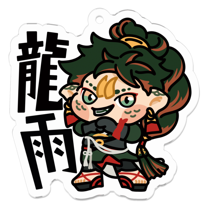 アクリルキーホルダー（コーティング） - 50 x 50 (mm)