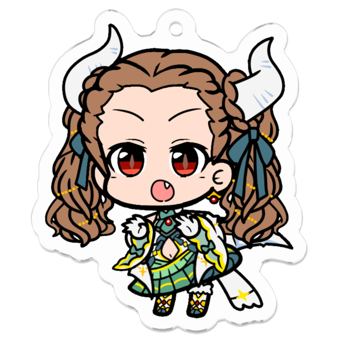 アクリルキーホルダー - 50 x 50 (mm)