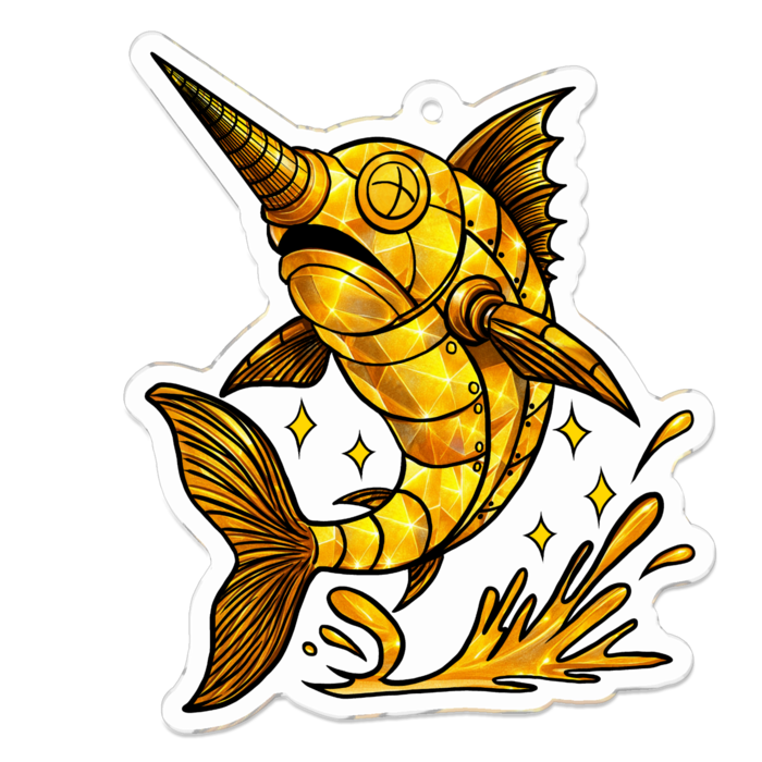 アクリルキーホルダー - 70 x 70 (mm)