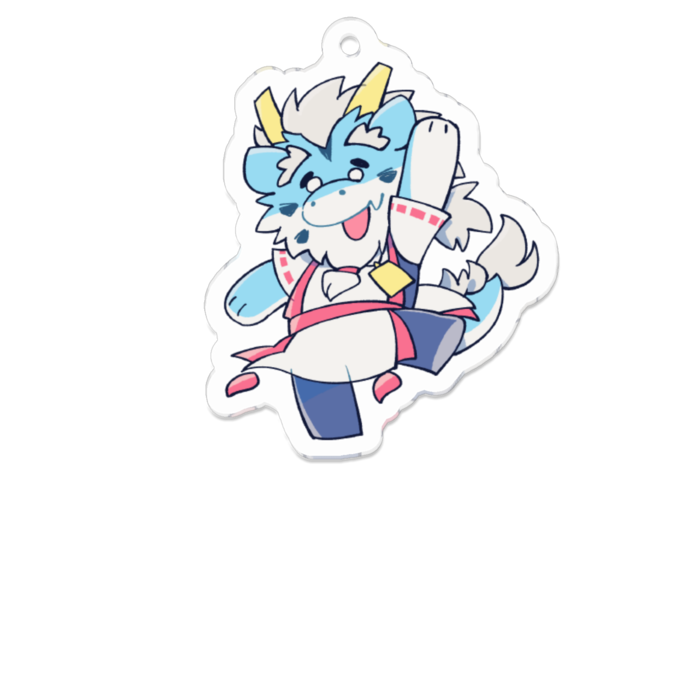ちび式じいアクリルキーホルダー