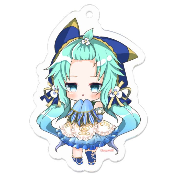 アクリルキーホルダー - 50 x 50 (mm)