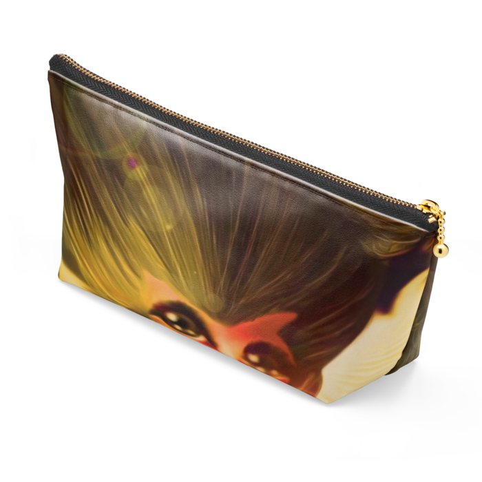 ポーチ - 長さ21.5cm / 高さ10cm - ブラック