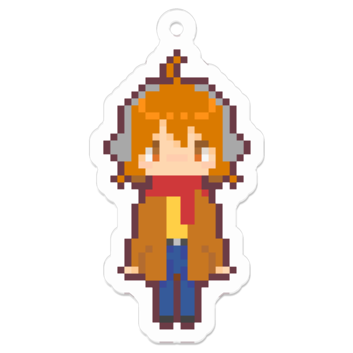 アクリルキーホルダー（コーティング） - 50 x 50 (mm)