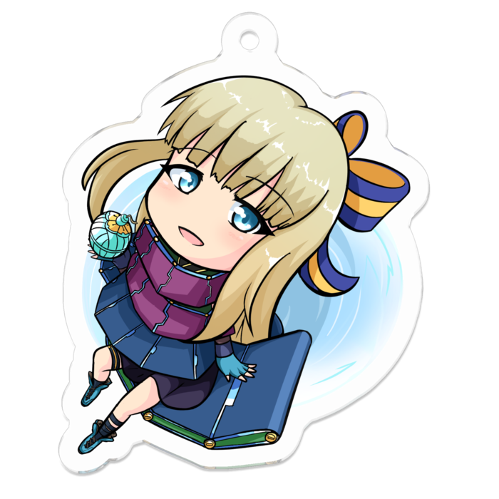 アクリルキーホルダー - 50 x 50 (mm)