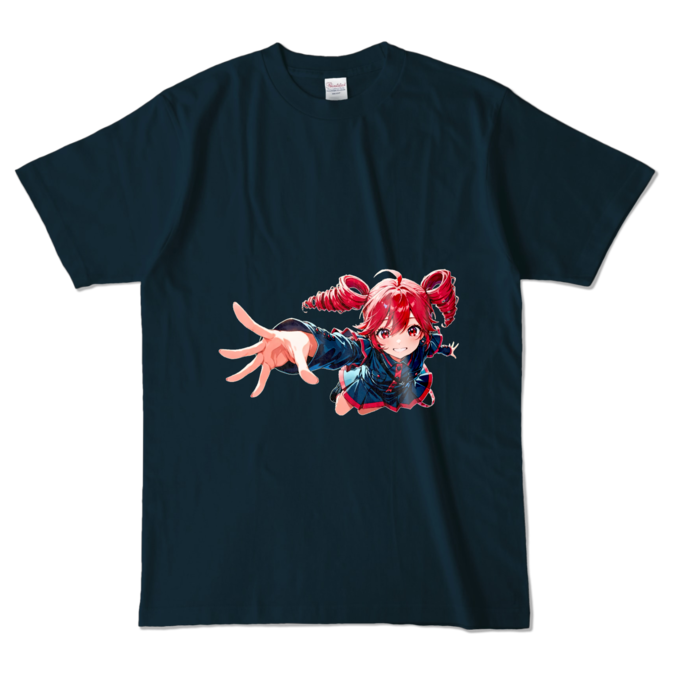 カラーTシャツ - L - ネイビー (濃色)