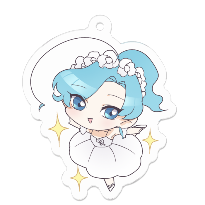 アクリルキーホルダー - 50 x 50 (mm)