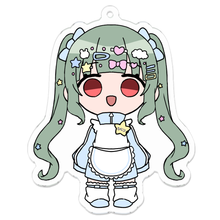 アクリルキーホルダー - 70 x 70 (mm)
