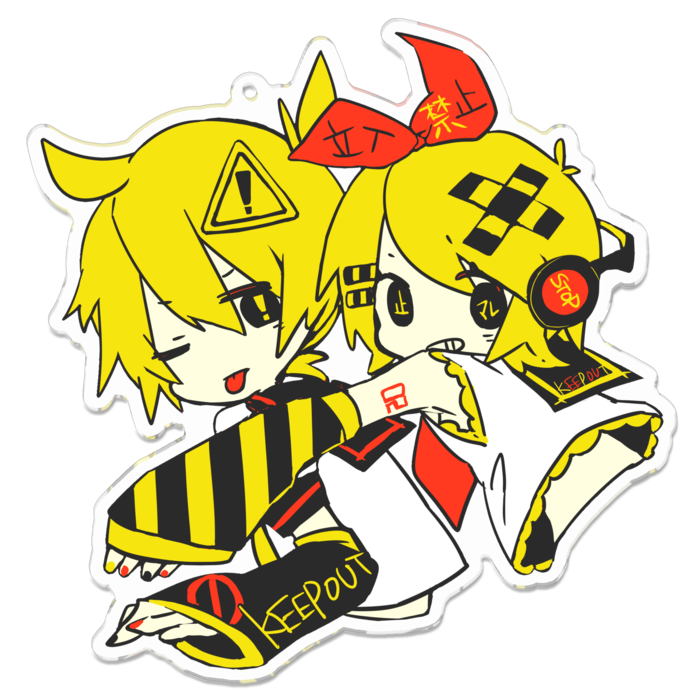 アクリルキーホルダー - 100 x 100 (mm)