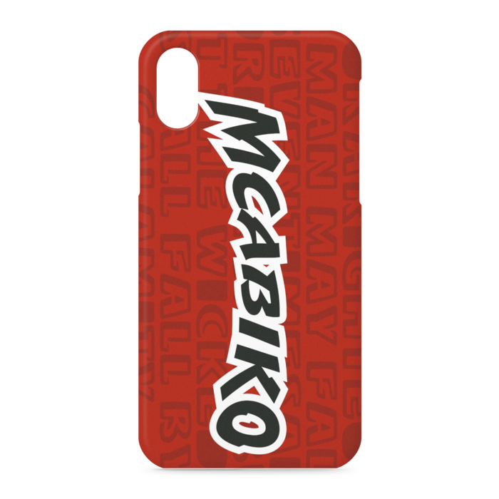 iMCアビコWall art ケース iPhone XS / X - 側面あり