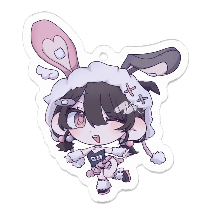 アクリルキーホルダー - 50 x 50 (mm)