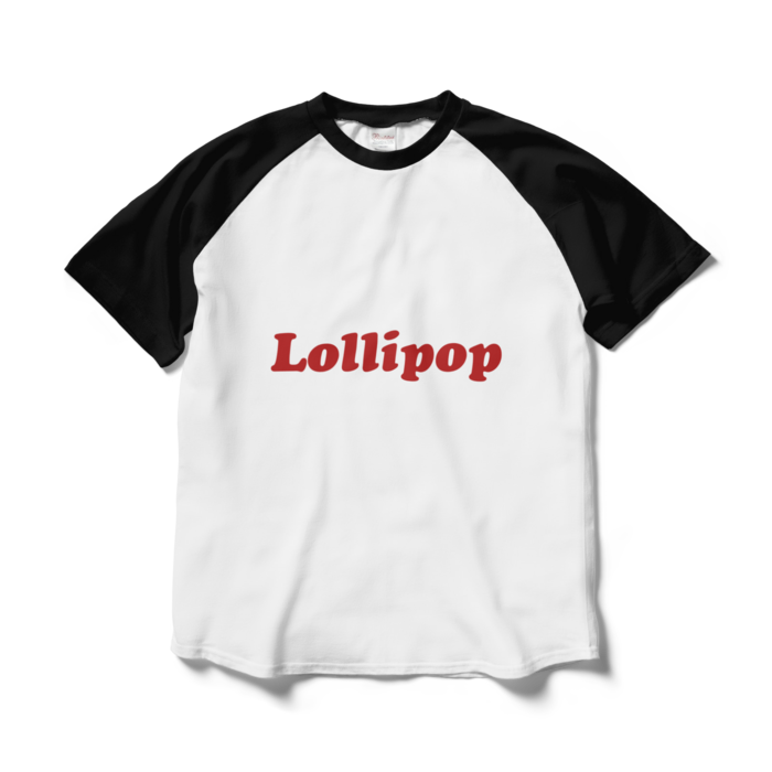 ラグランTシャツ - L - ホワイト×ブラック