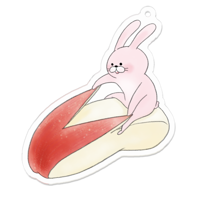 アクリルキーホルダー（コーティング） - 70 x 70 (mm)