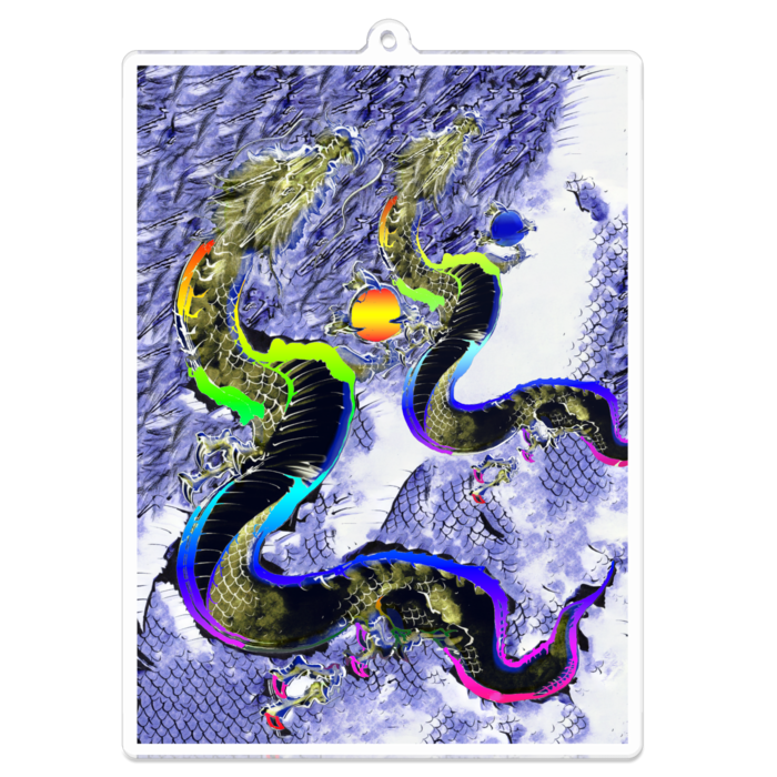アクリルキーホルダー（コーティング） - 100 x 100 (mm)