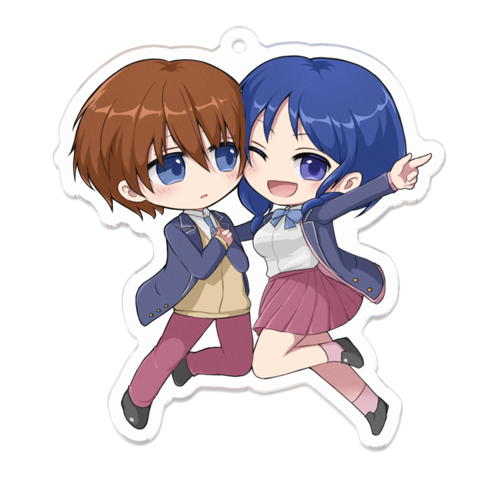 アクリルキーホルダー - 70 x 70 (mm)