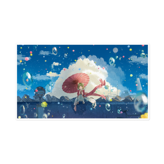 ステッカー - 160 x 160 (mm)(ホワイト)