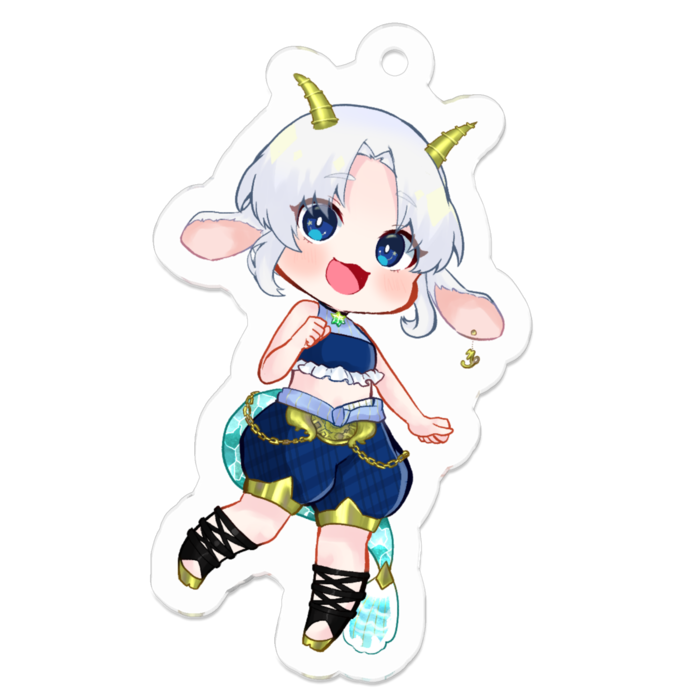 アクリルキーホルダー - 50 x 50 (mm)