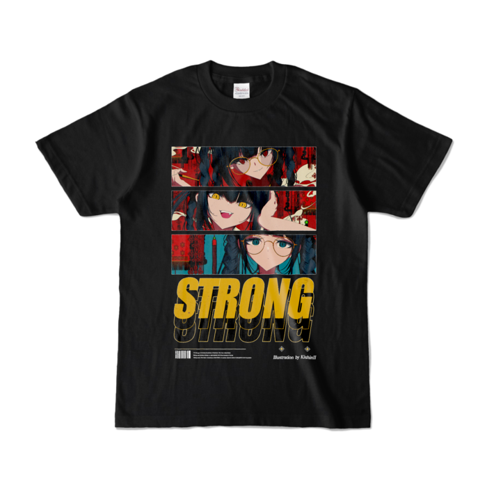 カラーTシャツ - S - ブラック (濃色)