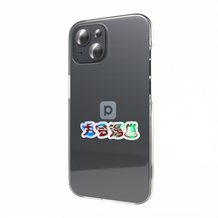 ホログラムスマホステッカー - 縦