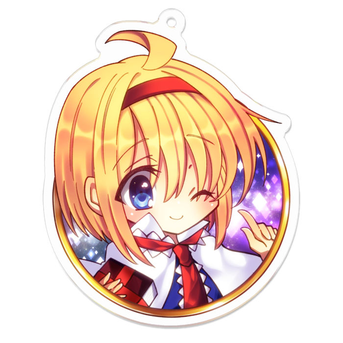 アクリルキーホルダー - 70 x 70 (mm)