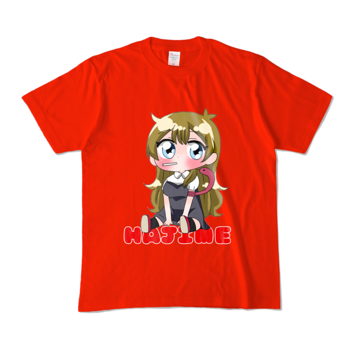 カラーTシャツ - M - レッド (濃色)