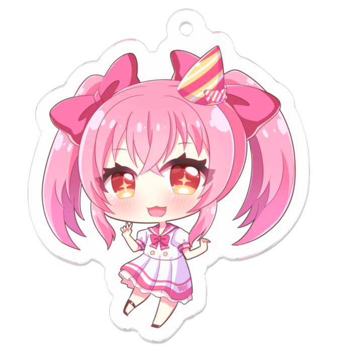 アクリルキーホルダー - 50 x 50 (mm)