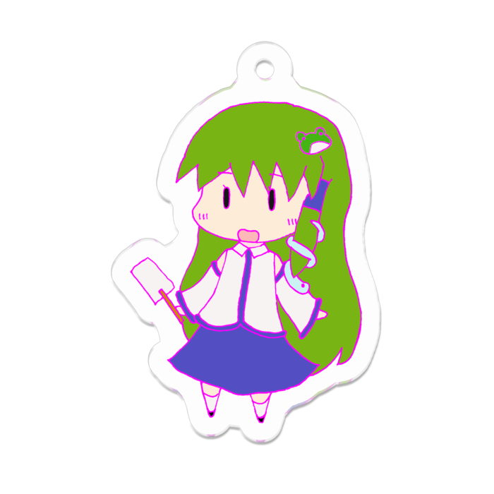 アクリルキーホルダー - 50 x 50 (mm)