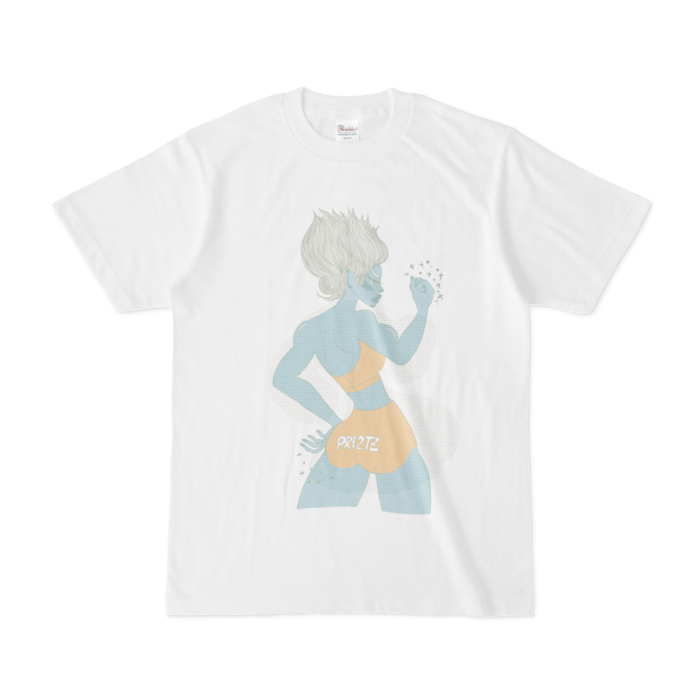 青ぷりぷりちゃんTシャツ- S