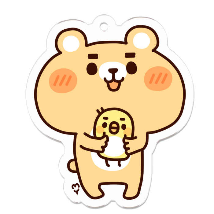 アクリルキーホルダー - 50 x 50 (mm)