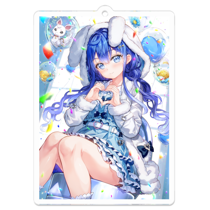 アクリルキーホルダー - 70 x 70 (mm)