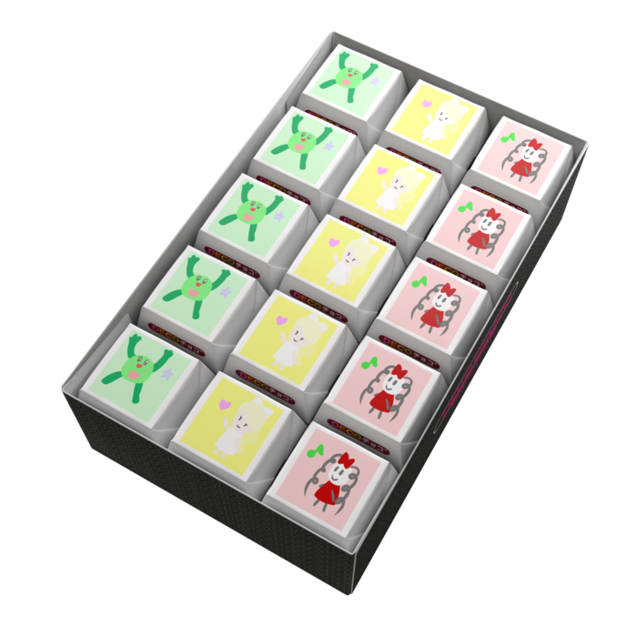 DECOチョコ - 列ごとにデザイン