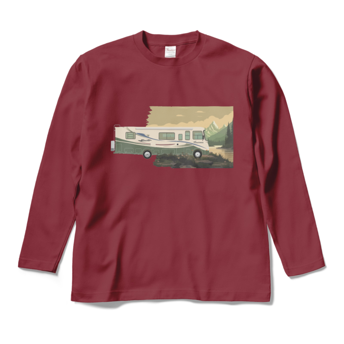 ロングスリーブTシャツ - M - バーガンディ