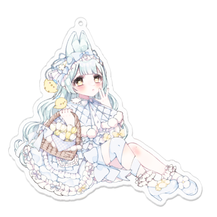 アクリルキーホルダー - 100 x 100 (mm)