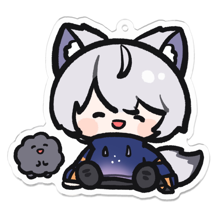 アクリルキーホルダー - 70 x 70 (mm)