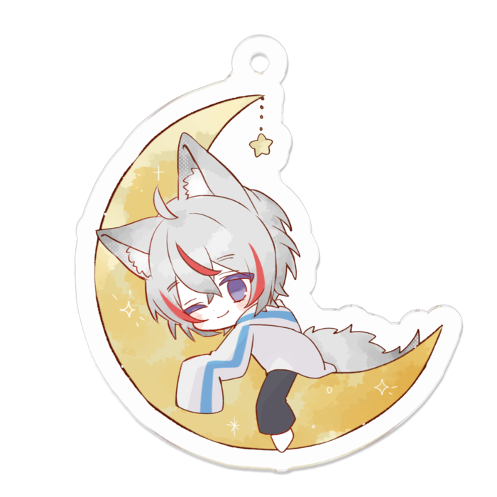 アクリルキーホルダー - 50 x 50 (mm)