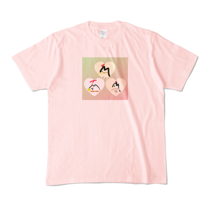 カラーTシャツ - M - ライトピンク (淡色)(1)