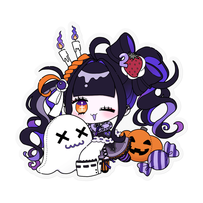 クリアステッカー - 100 x 100 (mm)