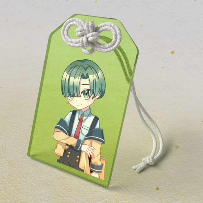 アクリルお守り　50 × 80mm　トイレのタカシくん