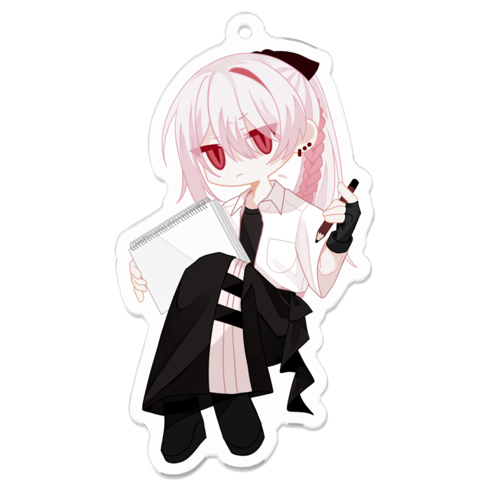 アクリルキーホルダー（コーティング） - 70 x 70 (mm)