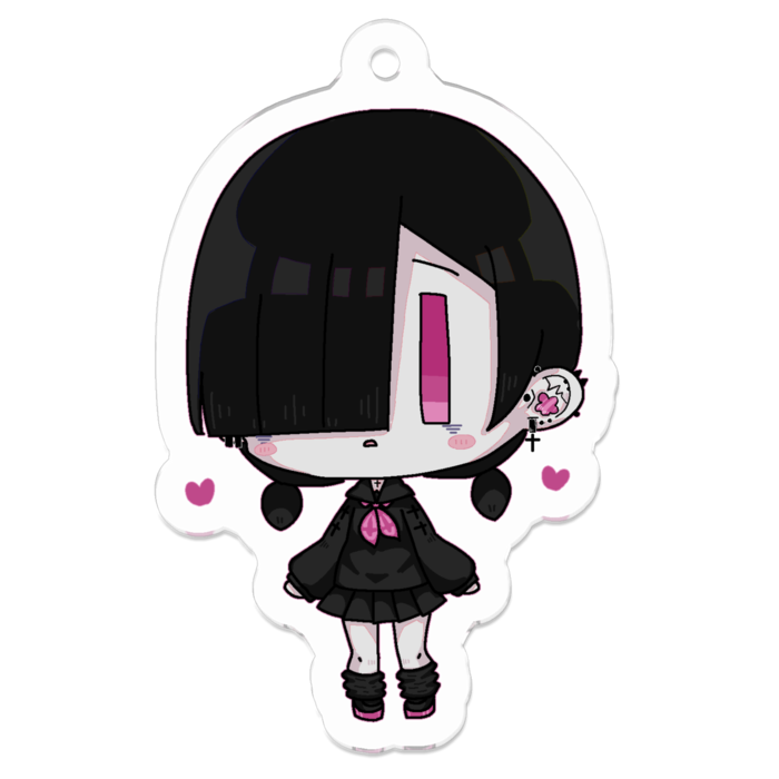 アクリルキーホルダー - 50 x 50 (mm)