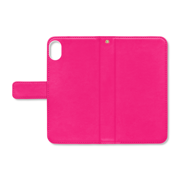 手帳型iPhoneケース - iPhone XR - ストラップ穴 あり