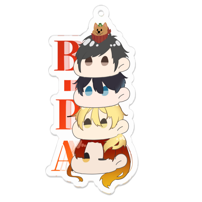 アクリルキーホルダー - 70 x 70 (mm)